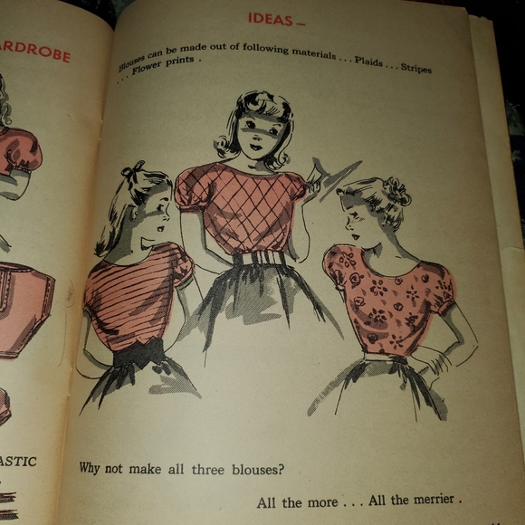 Soft Cover Vtg Picture Sewing Book for Children 8-12 - Picture 7 of 8
